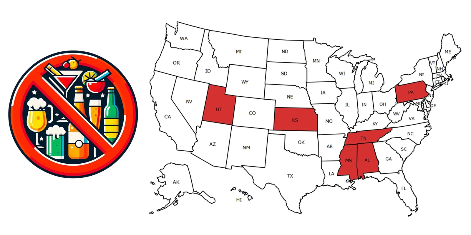 Top 6 States With the Strictest Alcohol Regulations and Laws