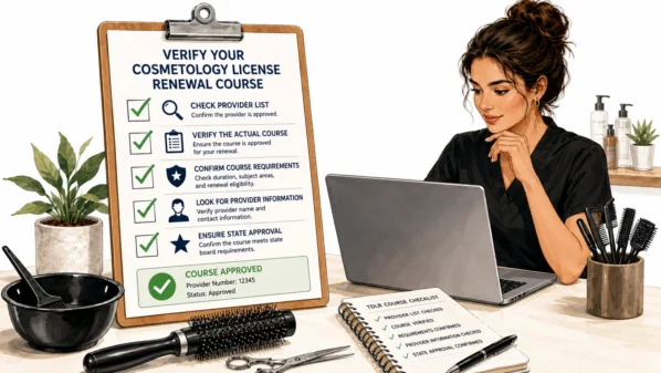 How To Verify a Cosmetology License Renewal Course Is TDLR-Approved